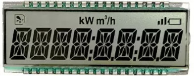 لوحة عرض بلورية سائلة أحادية اللون ، وحدة LCD أحادية اللون مكونة من 7 أجزاء