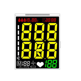 خلفية سوداء VA شاشة LCD شريحة الإرسال السلبي 12 الساعة عرض زاوية