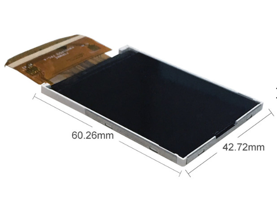 شاشة عرض LCD كريستالية سائلة مقاس 2.4 بوصة TFT بسطوع 180Cd / M2